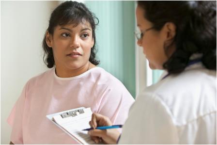 Female Patient HCP Clipboard