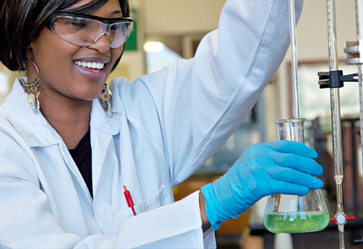 Scientist in lab